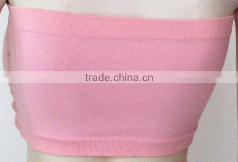 seamless fashion girl tube top