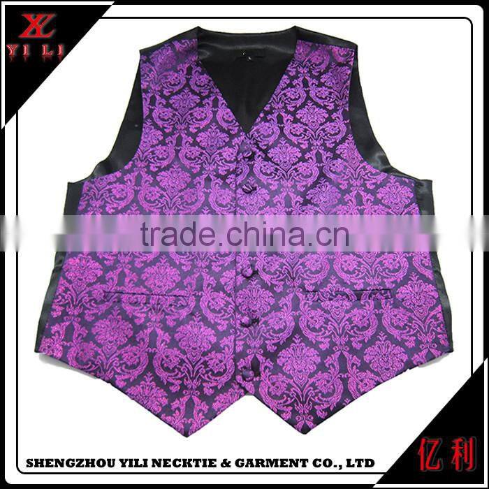 Comfort and elegant design fashion polyester men waist coat