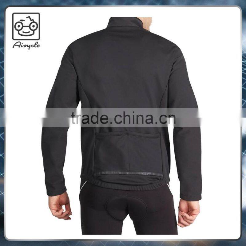 New arrive long sleeve fleece man cycling jersey-full zip