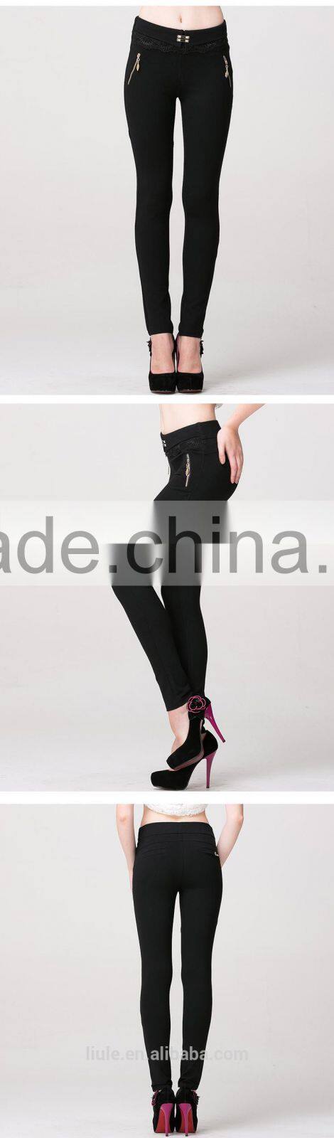 Latest Sexy Womens Stretch High Waist Pencil Pants Skinny Leggings Trousers