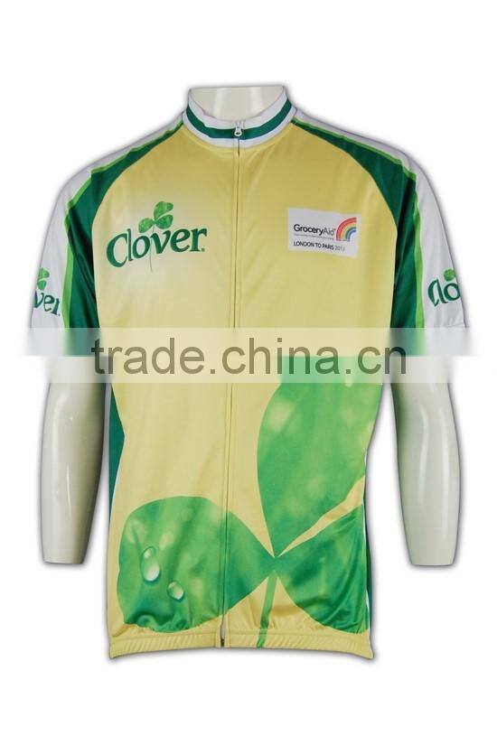 Fashionable imprint short sleeve mountain bike racing jersey