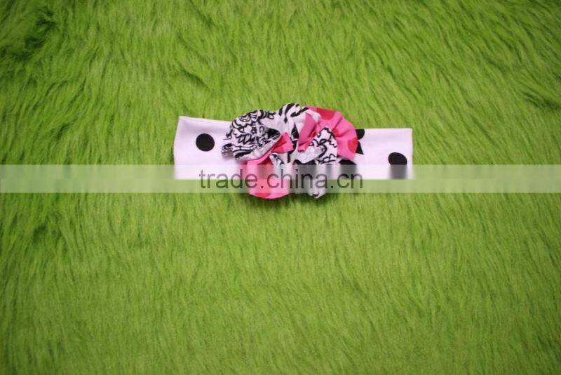 2017Lovely Style Persnickety Girls Hair Accessories Floral Headband Hair Floral Baby Elastic Girls Many Colors Choice Headbands