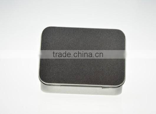 R1846H Manufacturer Wholesale Rectangle mini tin can for U disk Lighter packing box