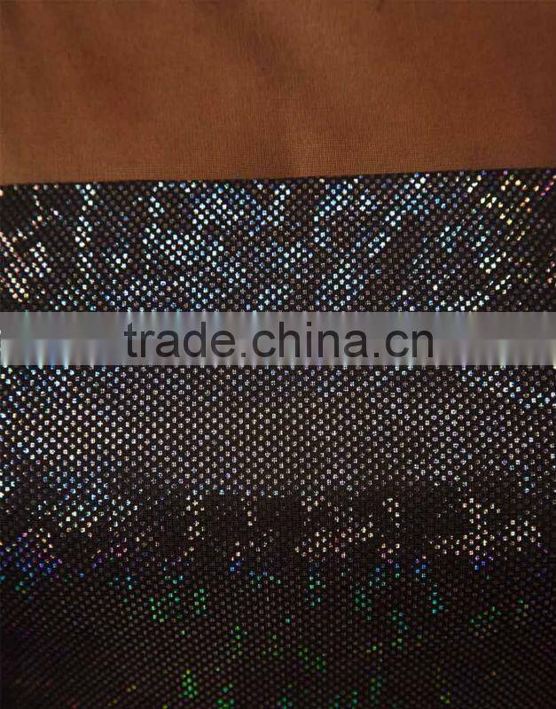 Holographic Bodycon Dress With Sheer Maxi Overlay