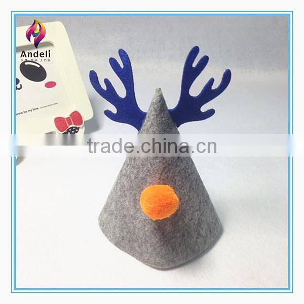 2015 New design promotion Funny felt christmas hat