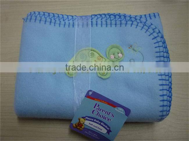 patchwork embodiery tortle Polar Fleece Blanket