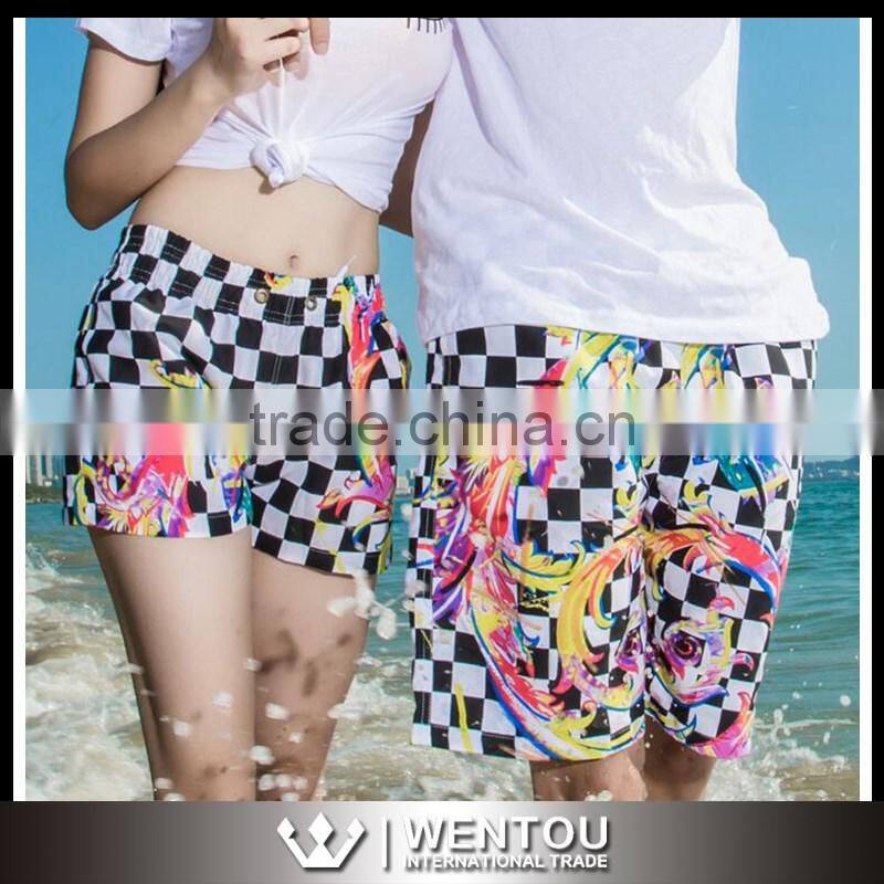 Wholesale Hot Style Fashion Couple Beach Shorts