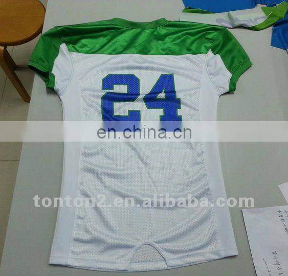 100% Polyester Wicking Yarn Sublimation America Football Jersey