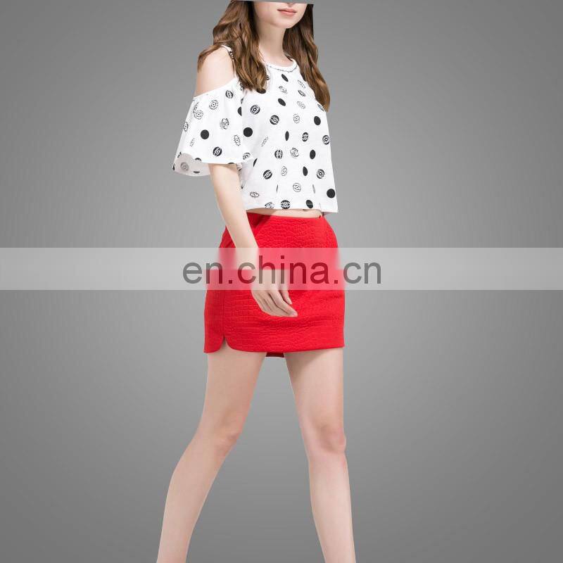 New New Lovely Summer Printing Strapless Women Blouses Women Top