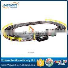 Hot sale railcar series plastic track toys car with hand generator