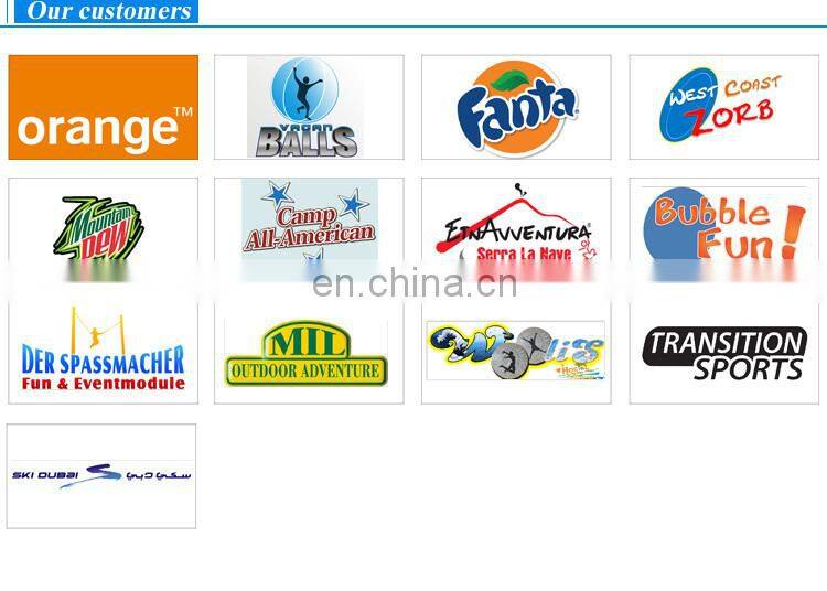 PVC/TPU super quality inflatable zorb climb in ball