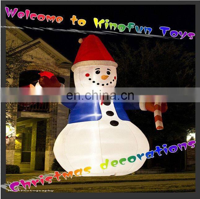 2014 Lighting inflatable snowman for Christmas