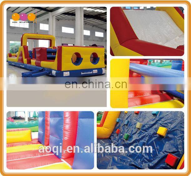 AOQI best quality adult bounce house obstacle course for sale