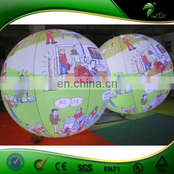 Inflatable Advertising Helium Balloon Customized Printing Inflatable LED Lighting Decoration Balloon