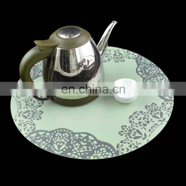 hot sales wholesale round christmas placemats patterns