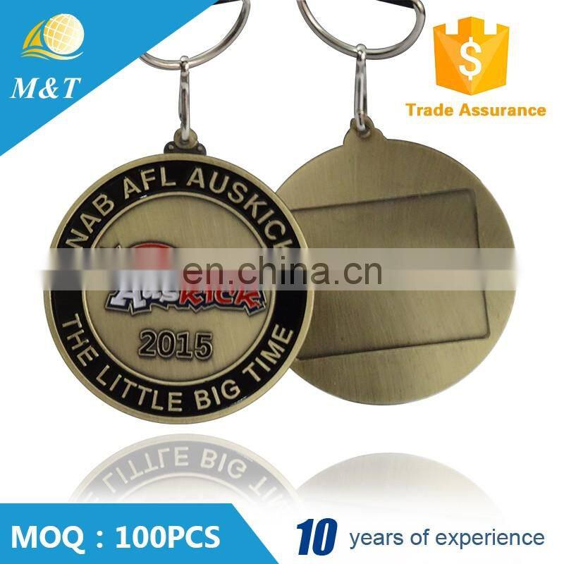 Heat Transfer Printing Custom Brass Die Struck Medal