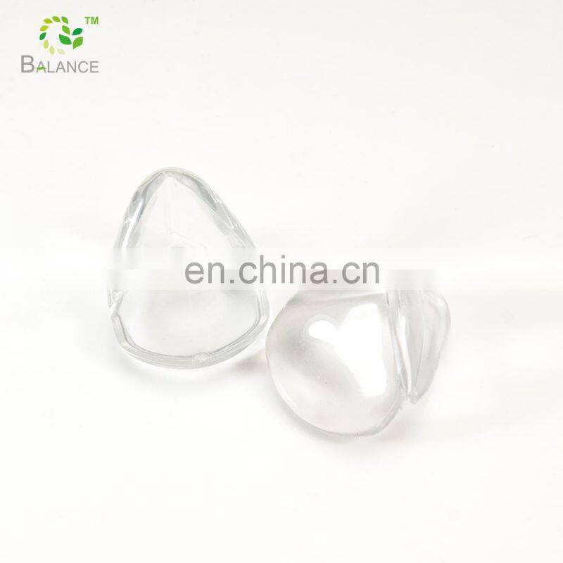 clear rubber table corner guard for baby caring corners protector for furniture pvc material