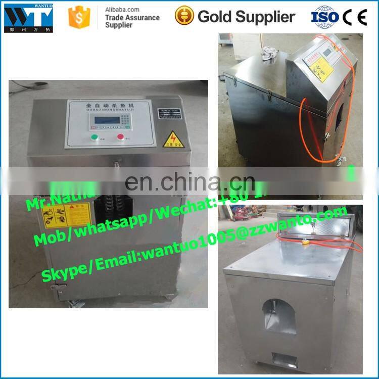 fish descaler | automatic fish fillet machine | fish killing gutting cleaning machine