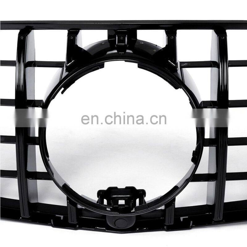 Black GTR Style Front Grille 16-18 For Mercedes Benz GLC W/X253 GLC300 GLC350