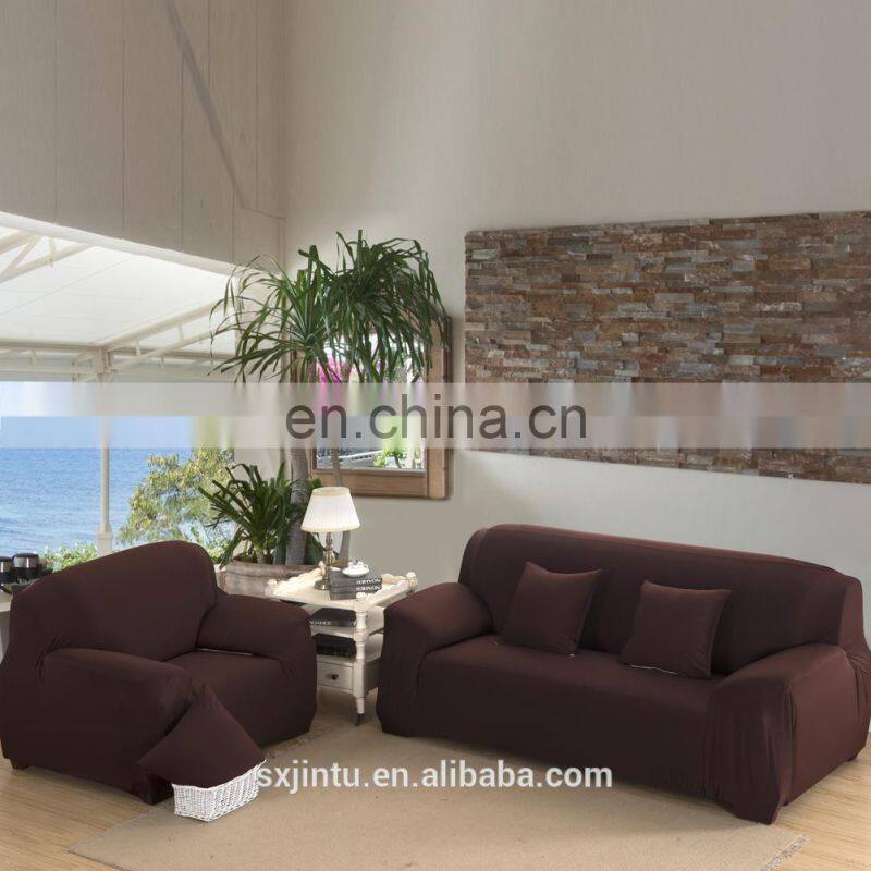 home decoration new sofa solid elastic slipcover l shape sofa cover stretchable sofa cover