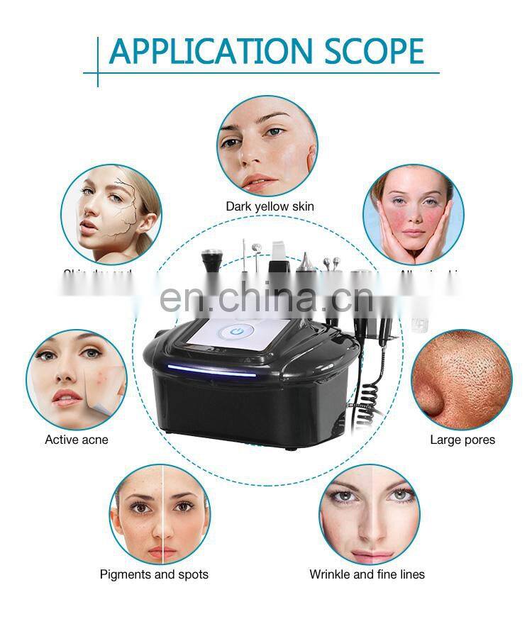 9 in 1 Multifunctional diamond microdermabrasion aqua peel machine RF Lifting skin rejuvenation skin lightening