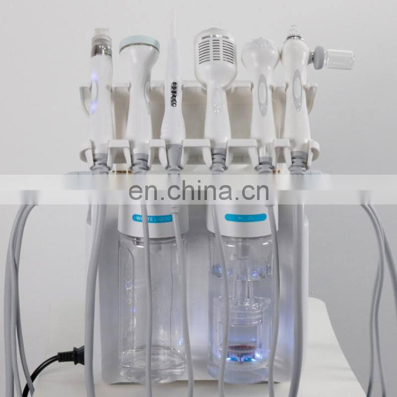 Newest model H2O2 hydrogen oxygen small bubble facial machine for sale