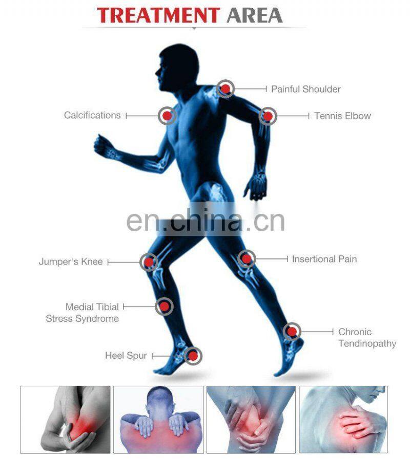 2019 factory price pain relief shock wave medical equipment portable shockwave therapy machine