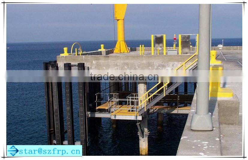FRP fiberglass grating frp stairs aisle