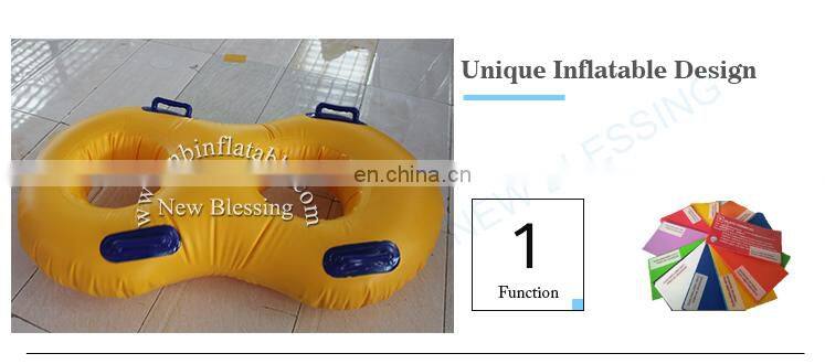 8 shaped double water ski tube inflatable floating ring
