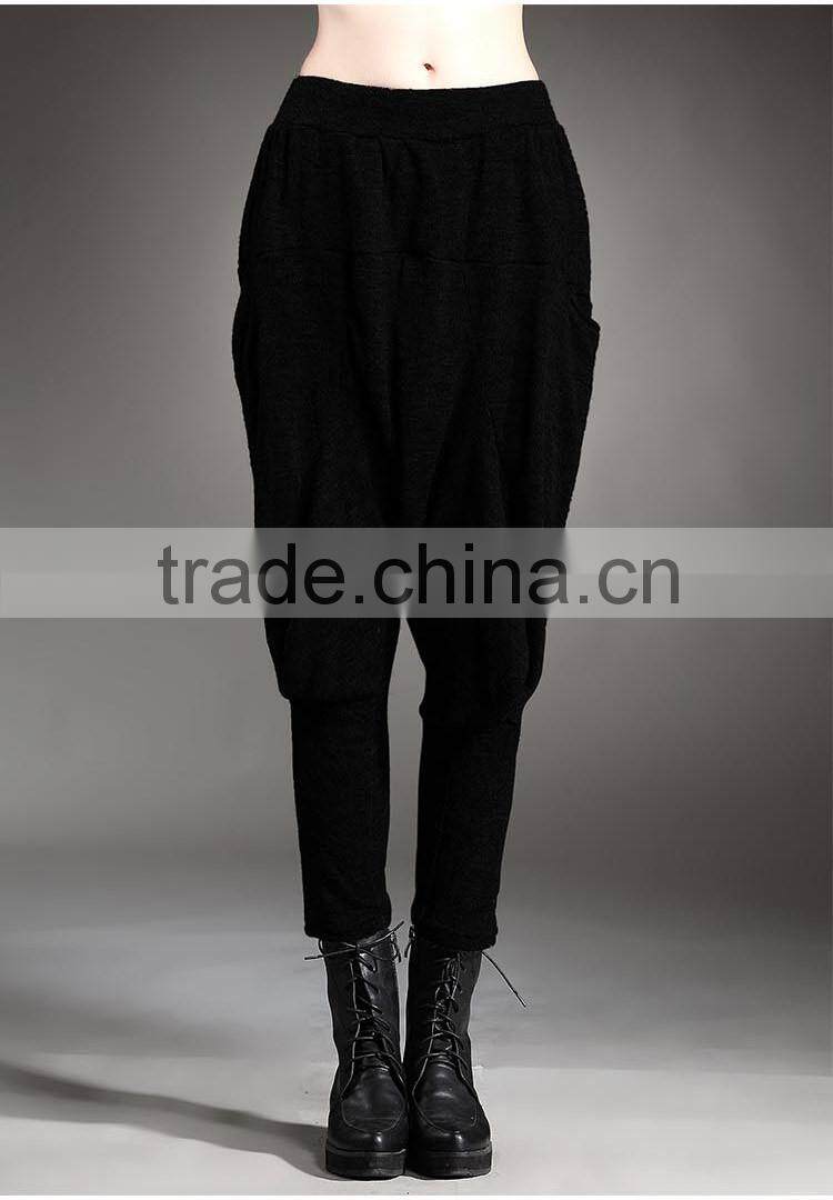 Women Yoga Pants Ladies Harem Yoga Sport Pant Trousers Belly Dance Elastic Waist Boho Wide Leg Pants