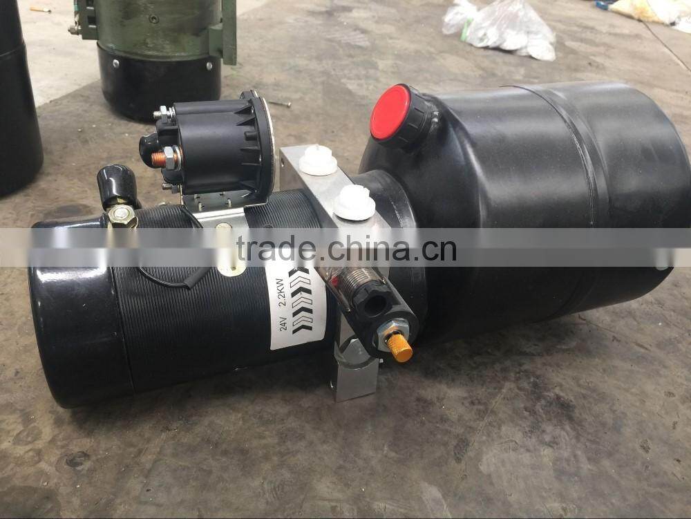 12v dc remote control hydraulic power unit,factory in china