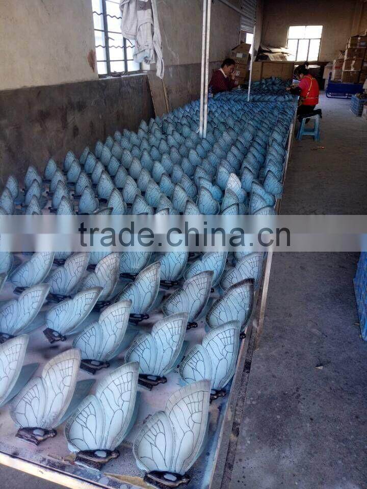 Solar power rechargeable butterfly led garden light