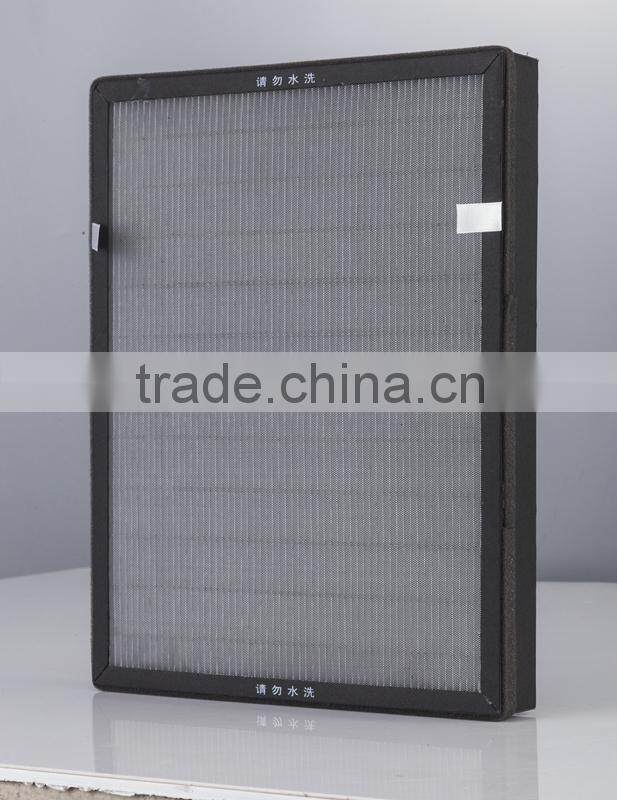 Glass fiber media air filter