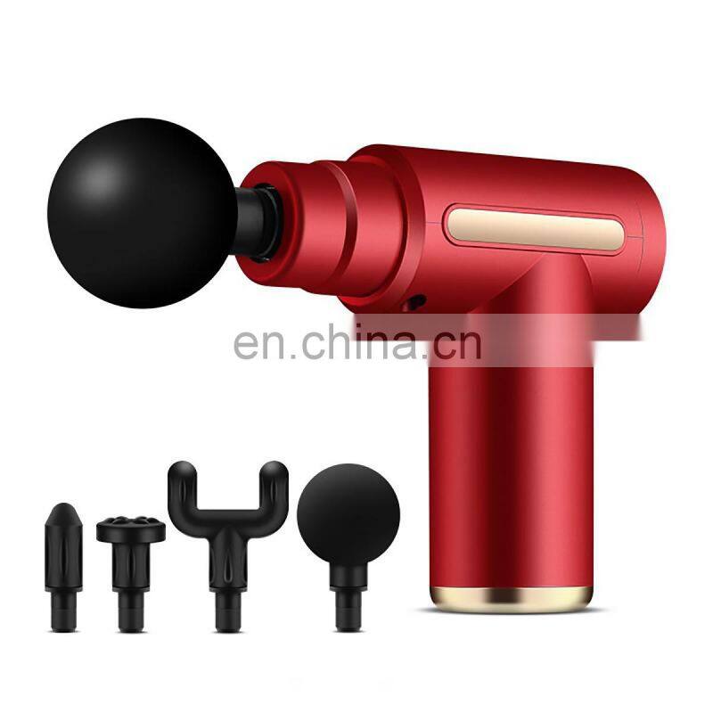 2021 New Design Brushless mini Massager  Low Sound Vibration Muscle Massage Gun