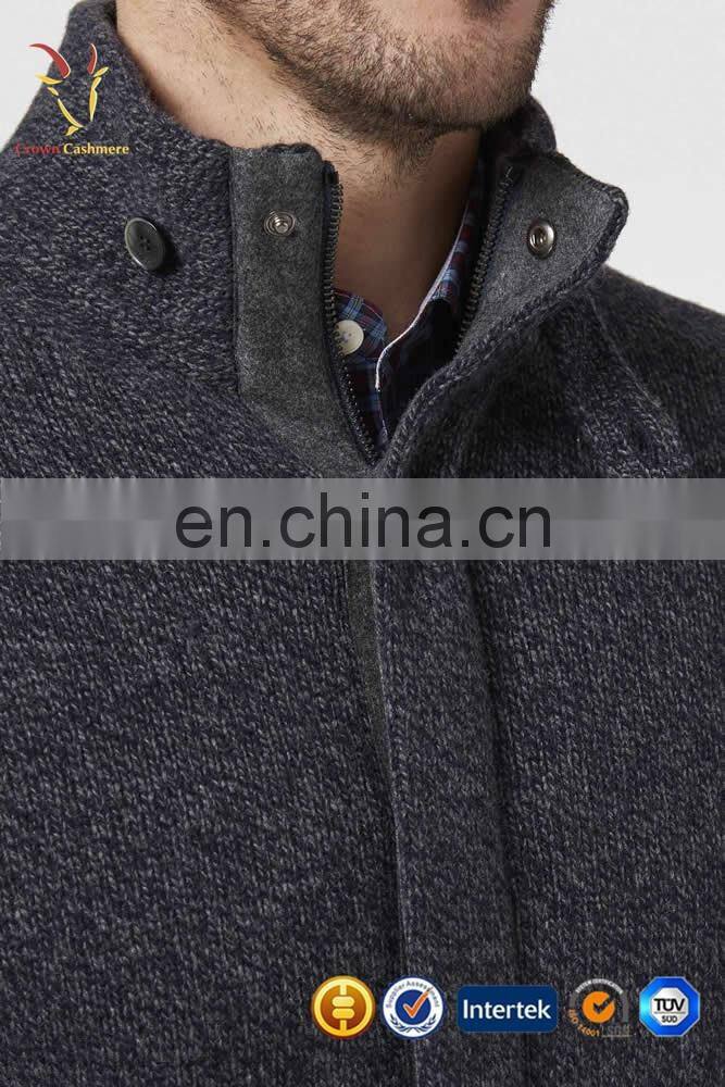 Winter Heavy Thick Cashmere Knitting Men's Coat