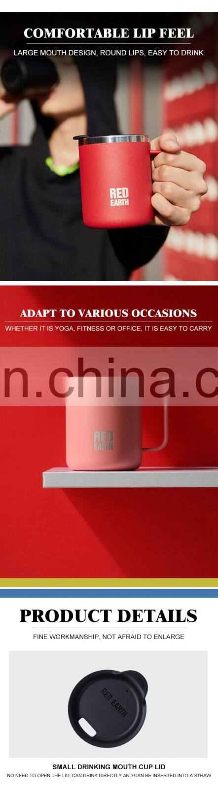 GiNT 380ML Wholesale Eco-friendly Water Cup Double Wall Medical Grade 316 Stainless Steel Coffee Mug for Coffee