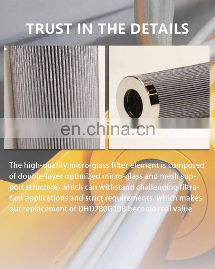 Stainless steel  wire mesh filter glass fiber filter cartridge D151T25B