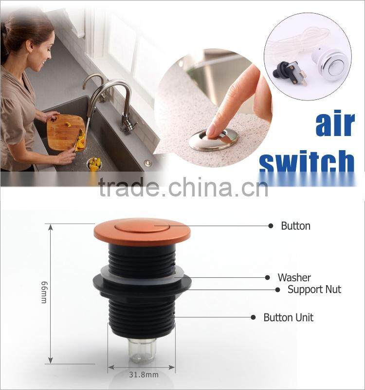 Waste Garbage Disposal Disposer Air Switch Button With Air Hose