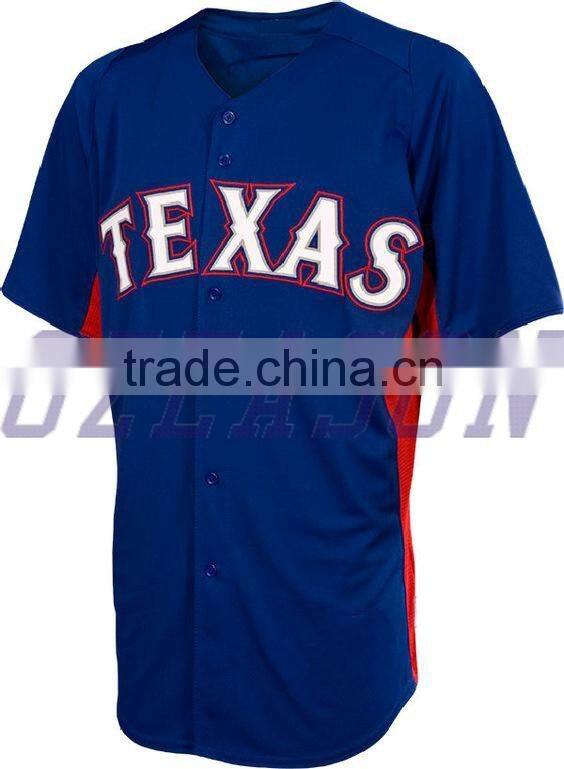 Popular full button cheap blank baseball jersey wholesale no MOQ limited