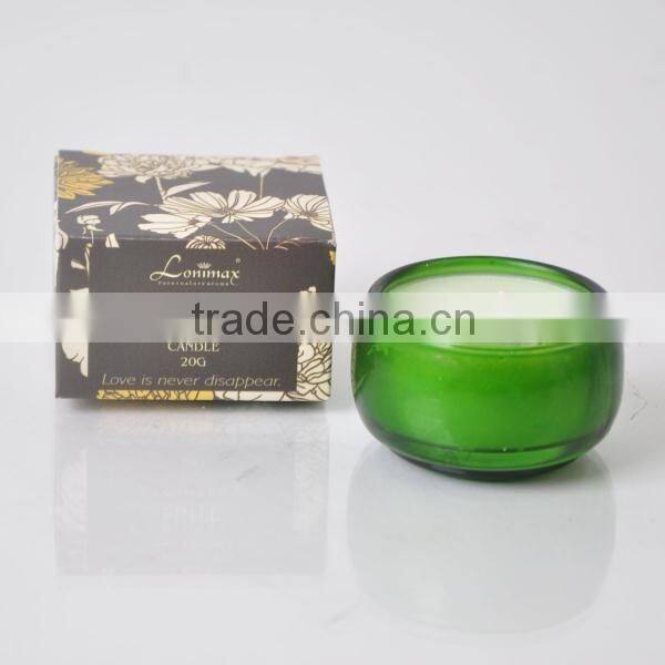 20g Scented Candle glass candle Jar ,Home Decorative wax candle jar SA-1916