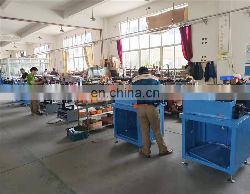 US3000 multifunction Automatic hot cold knife textile grosgrain ribbon garment apparel label cut and fold machine equipment