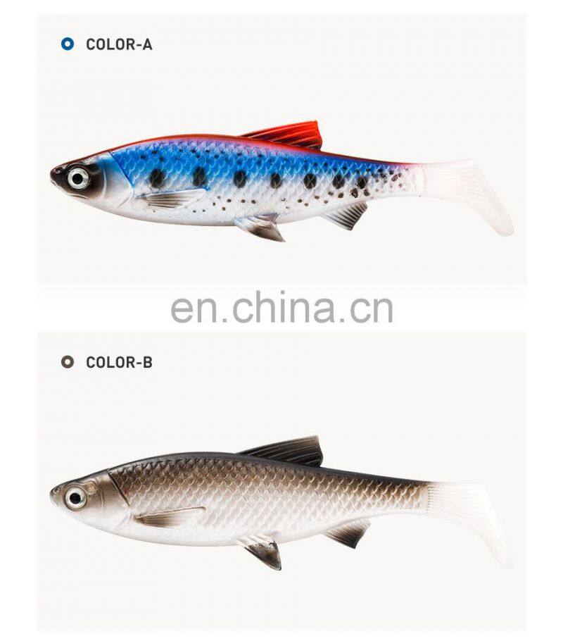 JOHNCOO China Factory Customized 3D Eye Big Size 15cm 36g Pike Bait Soft Fishing Lures