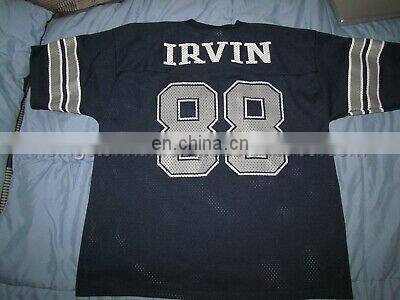 American Football Wear Red Men Football Jersey With Logo Sublimated Customized Youth Football Uniforms Sets