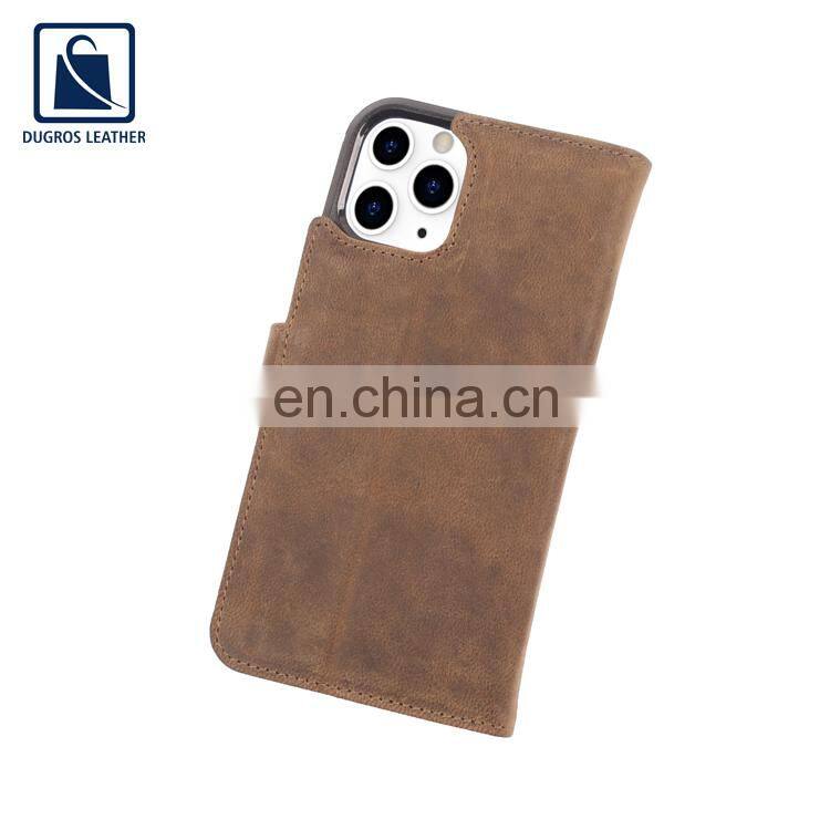 Reputed Exporter of Suede Lining Anthracite Fitting Eye Catching Pattern Genuine Leather Phone Mobile Case at Good Price