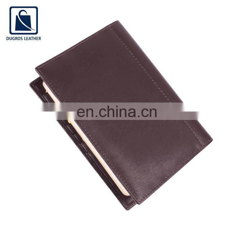 Polyester Lining Good Quality Wholesale Unique Design Genuine Leather Wallet for Men at Direct Factory Price
