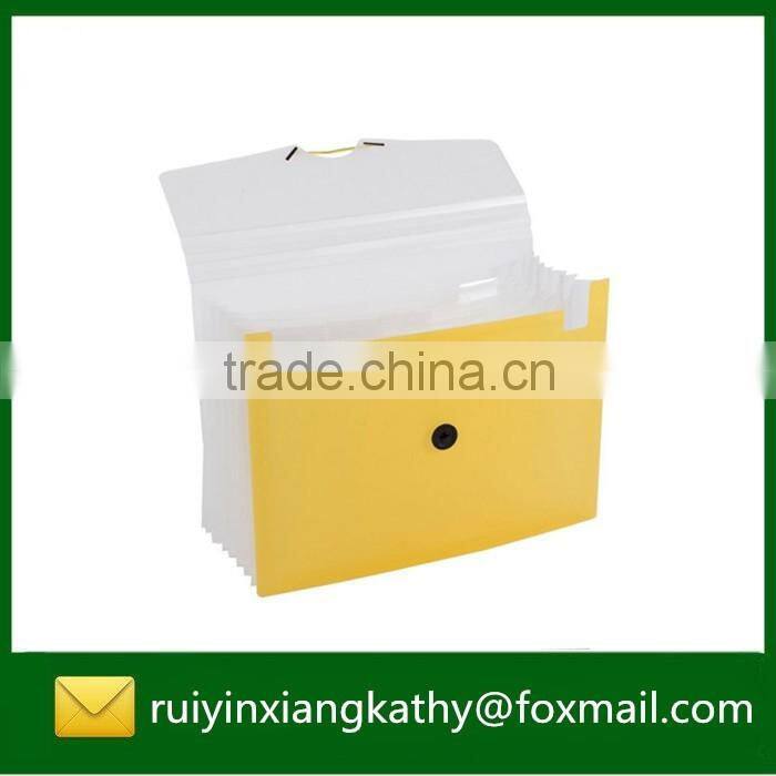 PP flip top quality delicate expanding file folder