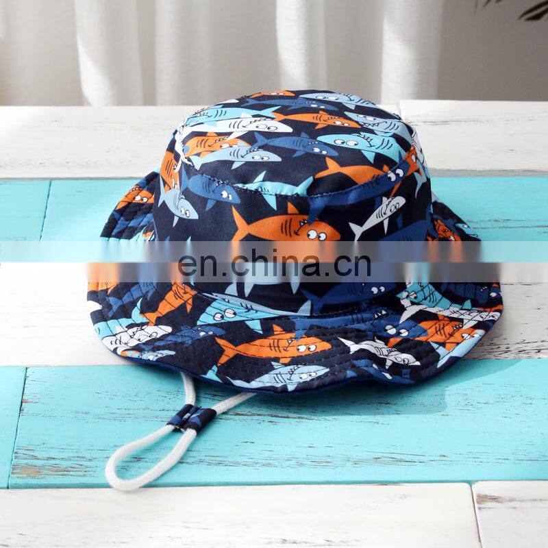 2022 New Summer Baby Sun Hat Children Outdoor Neck Ear Cover Anti UV Protection Beach Caps Boy Girl Swimming Hats For 0-8 Years