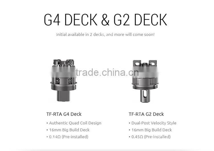 100% Original Smoktech TF-RTA Tank G4 with 4.5ml Huge Vapor Atomizer Wholesale