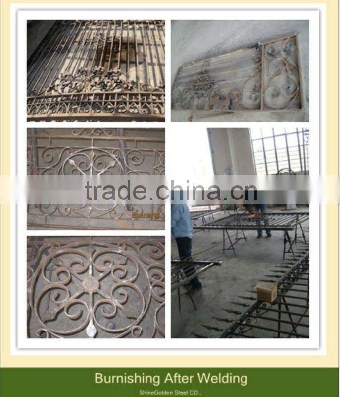 canton wrought iron gate and fence decorative floral decks