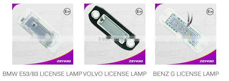 New Lowest factory price 2538SMD 6leds Landrover Led License Plate